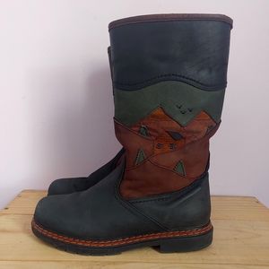 Anfibio waterproof leather boots women's size 8, made in Canada 🇨🇦